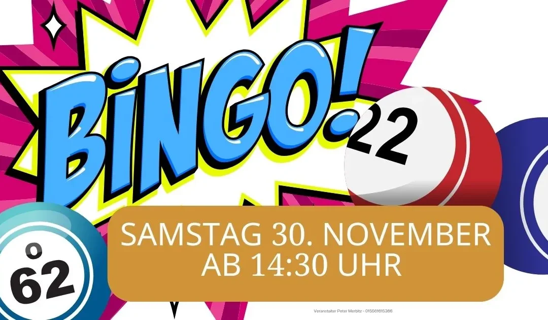 BINGO Nachmittag im November
