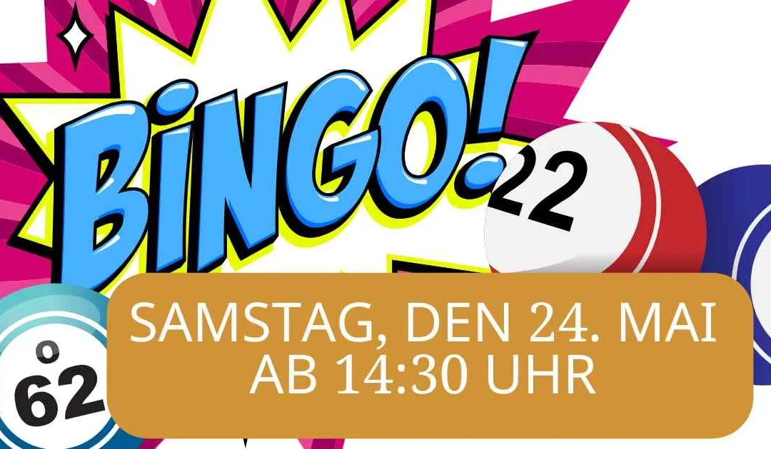 Bingo Nachmittag am 24. Mai in Wilhelmshaven